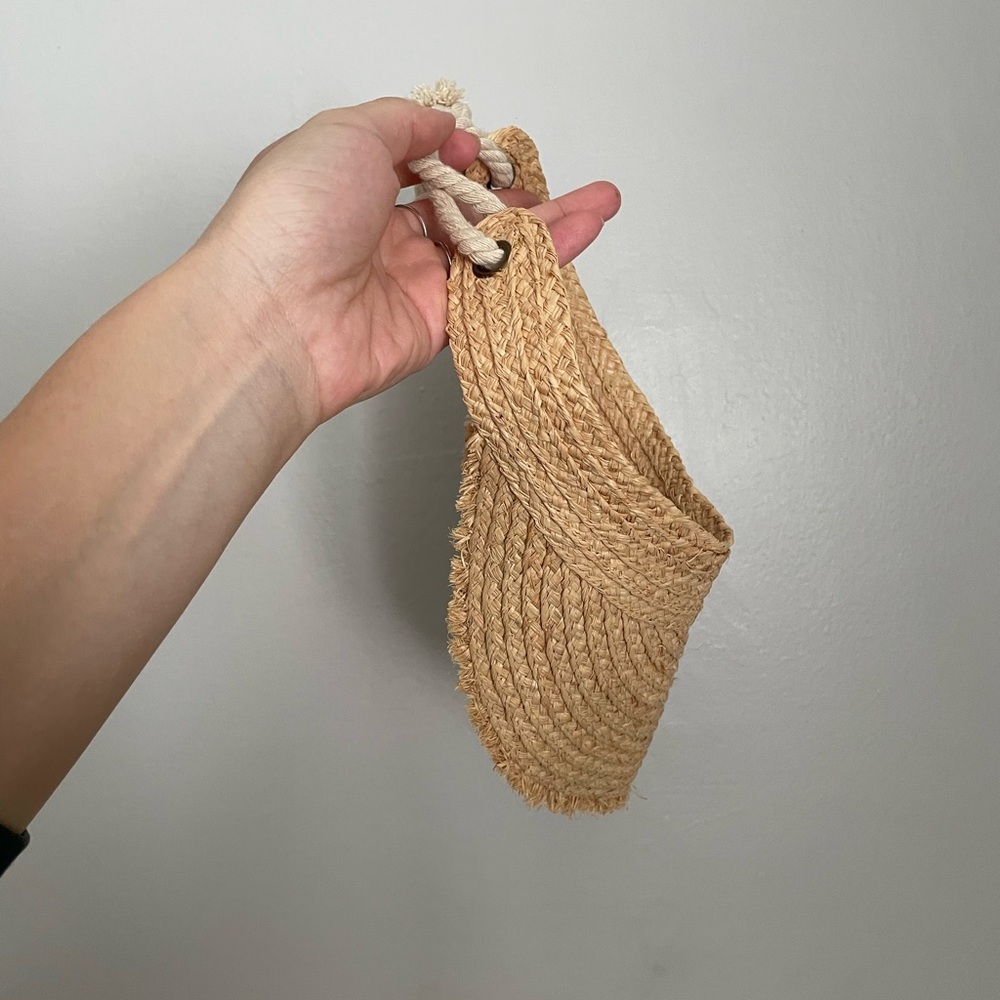 Straw Visor With Adjustable String - image 4